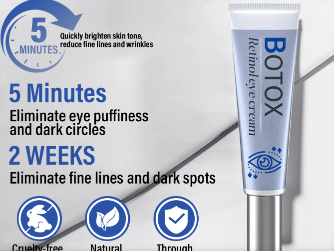 Creme para os olhos, linhas finas, rugas, olheiras, manchas escuras e antienvelhecimento diário