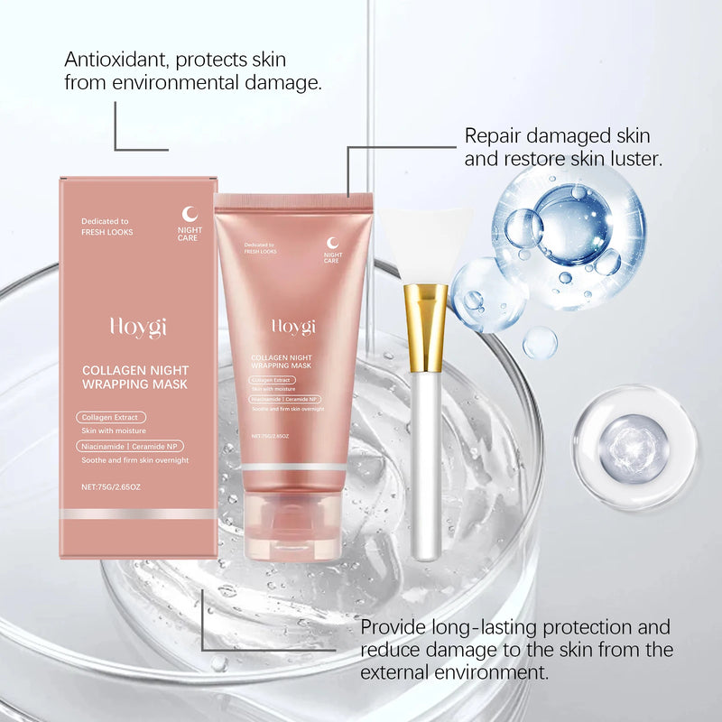 Máscara Coreana de colágeno para envolvimento noturno peel off