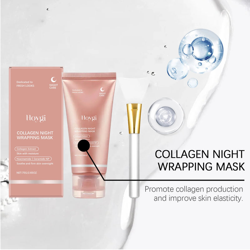 Máscara Coreana de colágeno para envolvimento noturno peel off