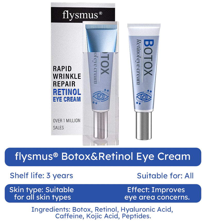 Creme para os olhos, linhas finas, rugas, olheiras, manchas escuras e antienvelhecimento diário